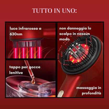 Massaggiatore Scalpo a Luci Rosse™